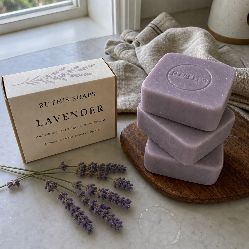 Ruth's Lavender Calming Soap Bar